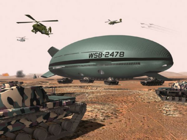A concept of the airship