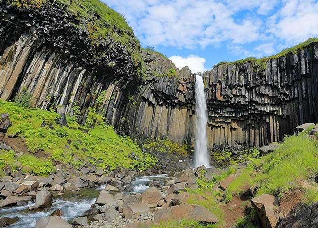 Svartifloss waterfall