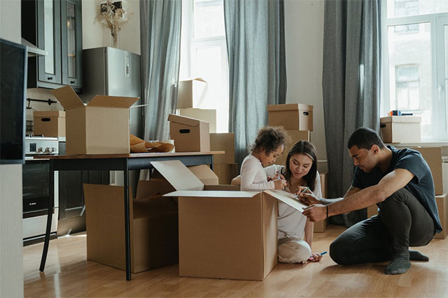 stress out of moving home