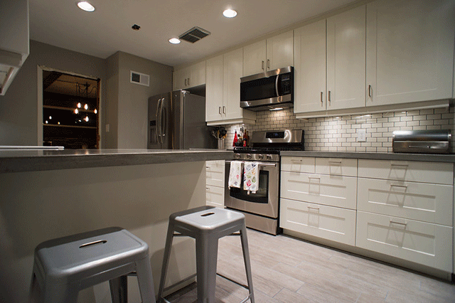 modern cabinets with an edge